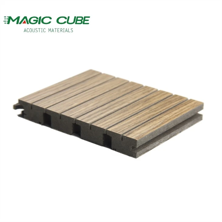 Wooden Grooved Acoustic Cladding