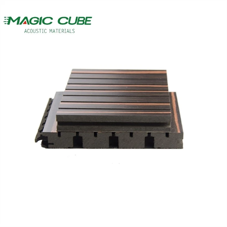 Wooden Grooved Acoustic Cladding